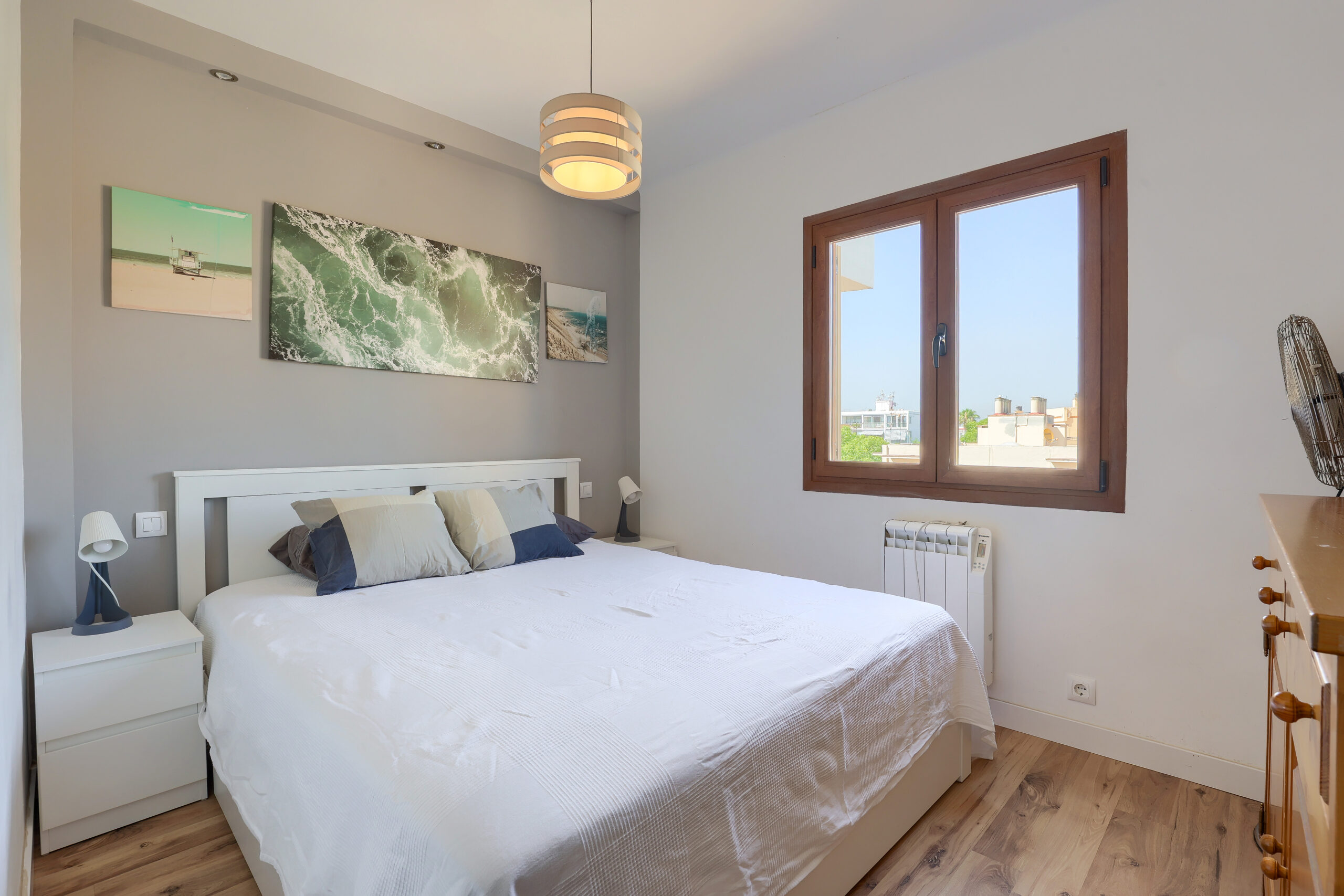 Dormitorio principal del ático en Can Pastilla
